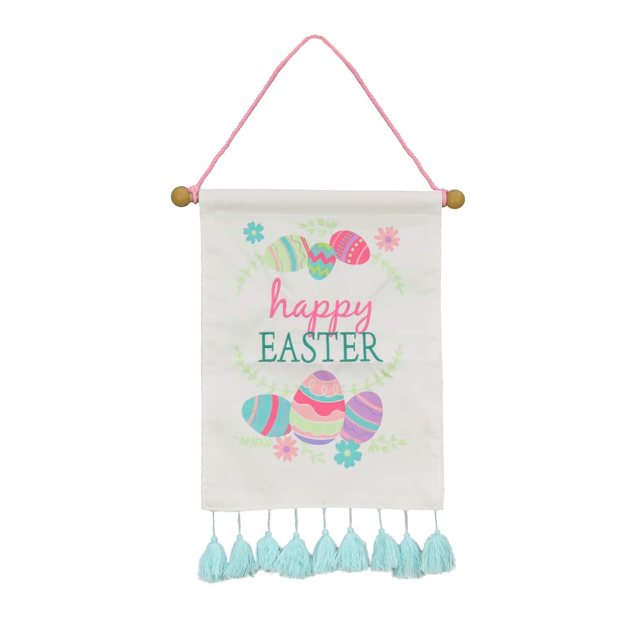 19&#x27;&#x27; Happy Easter with Eggs Banner